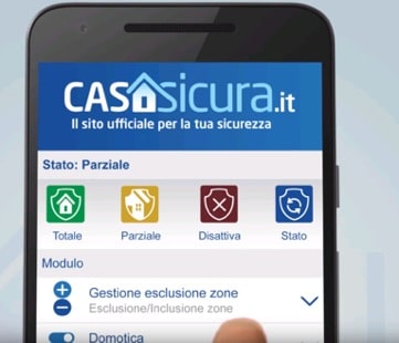 App per l’uso e la gestione di un sistema di allarme