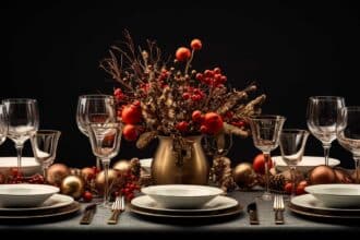 Decorare la tavola di Natale