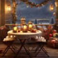 Idee creative per decorare il balcone a Natale